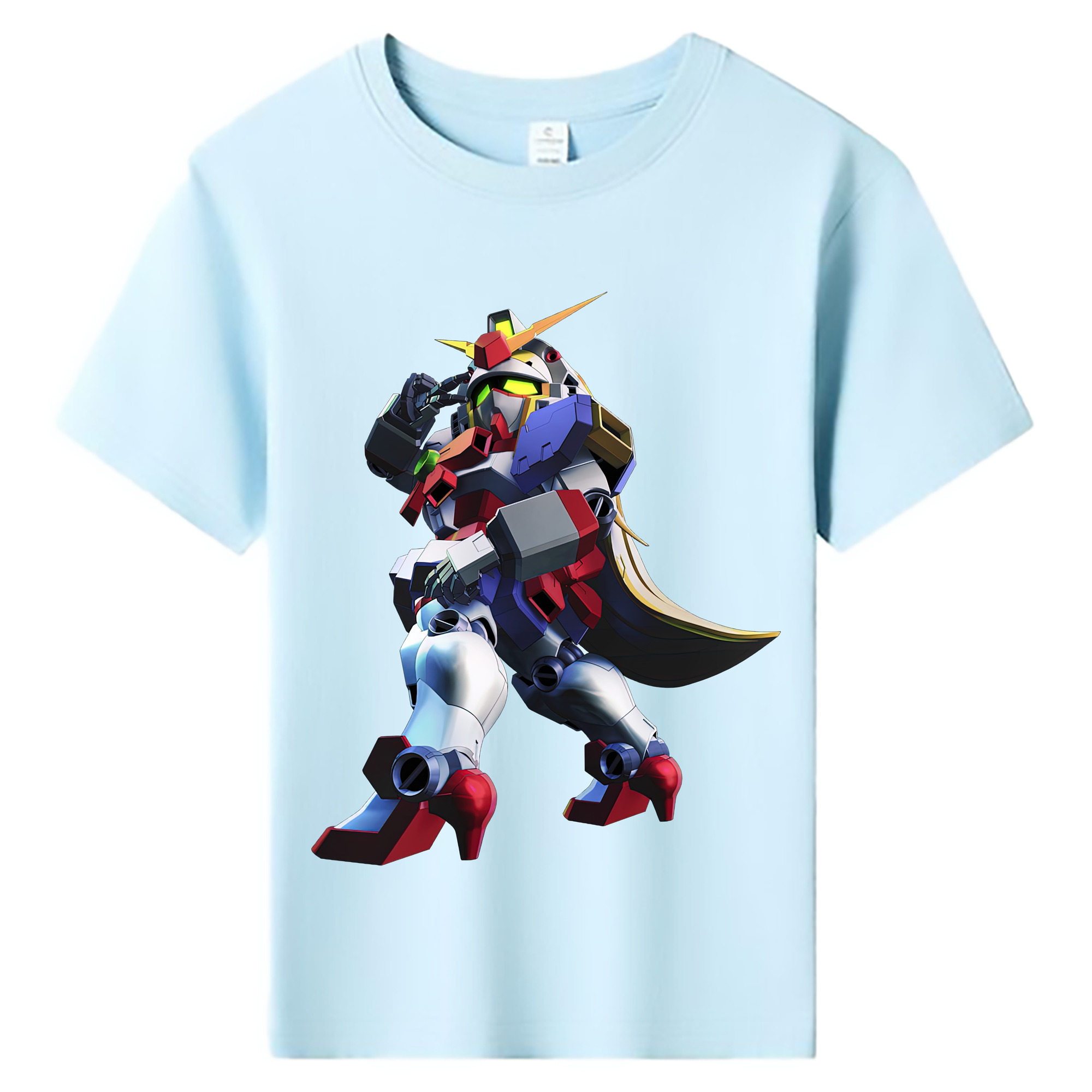 （画像用） 機動戦士ガンダム Mobile Suit Gundam 綿100％キッズTシャツ（フロントプリント）